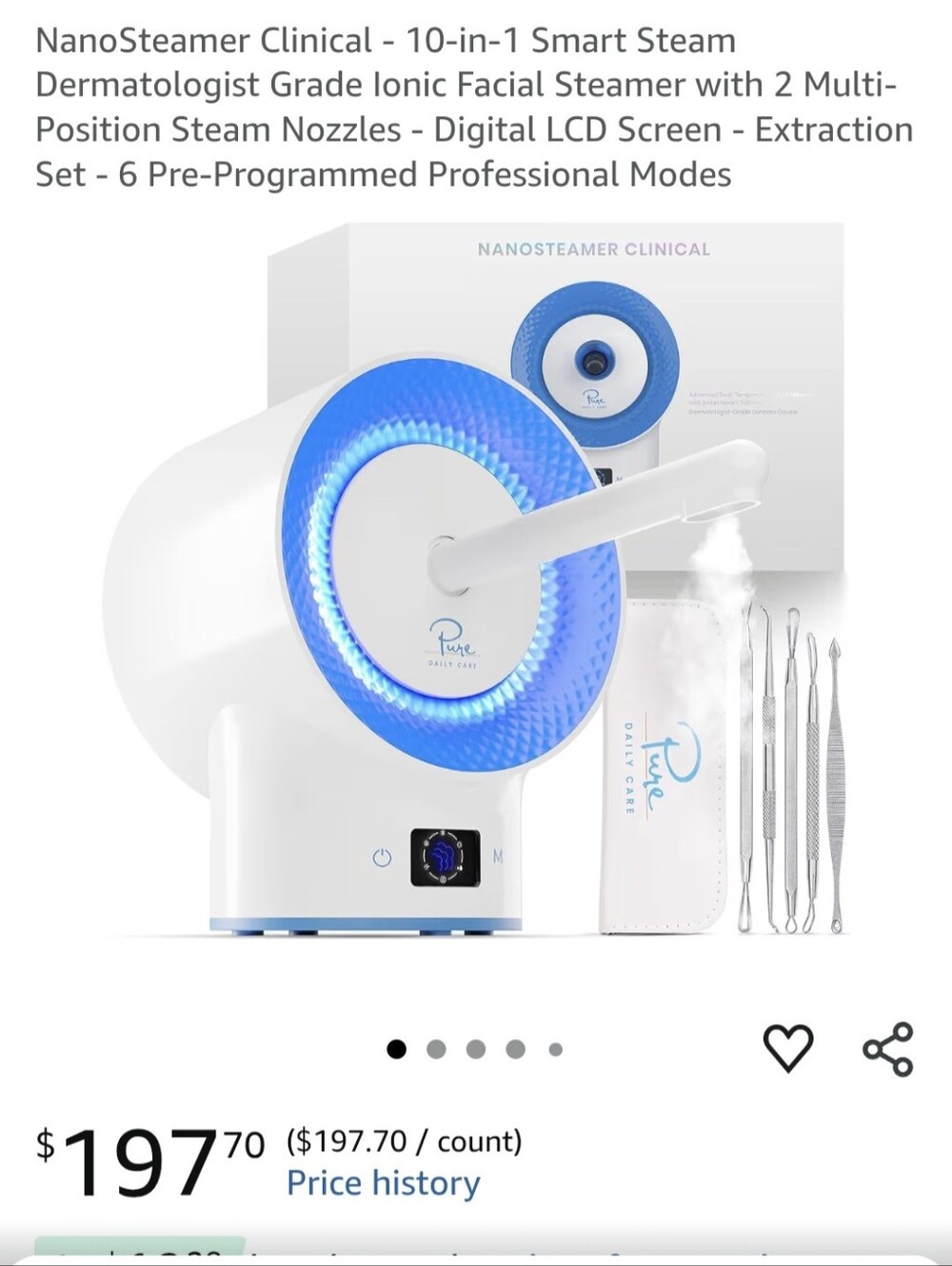 NANOSTEAMER CLINICAL-- SKIN CARE DEVICE